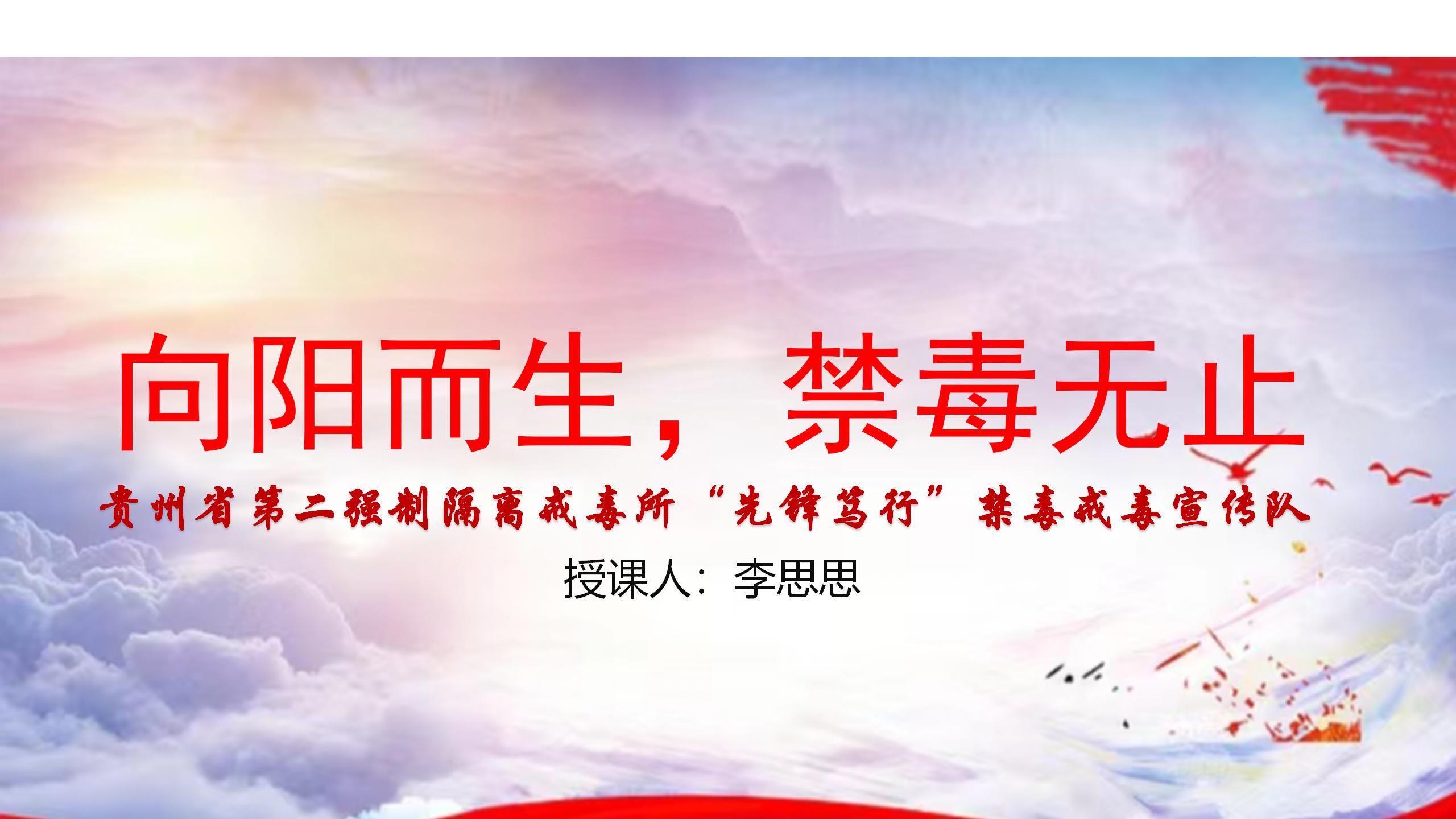 省二所《向阳而生  禁毒无止》